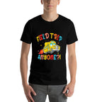 Field Trip Anyone School Trips Field Day 2025 Teachers Kids  Oversized Silhouette T-Shirt