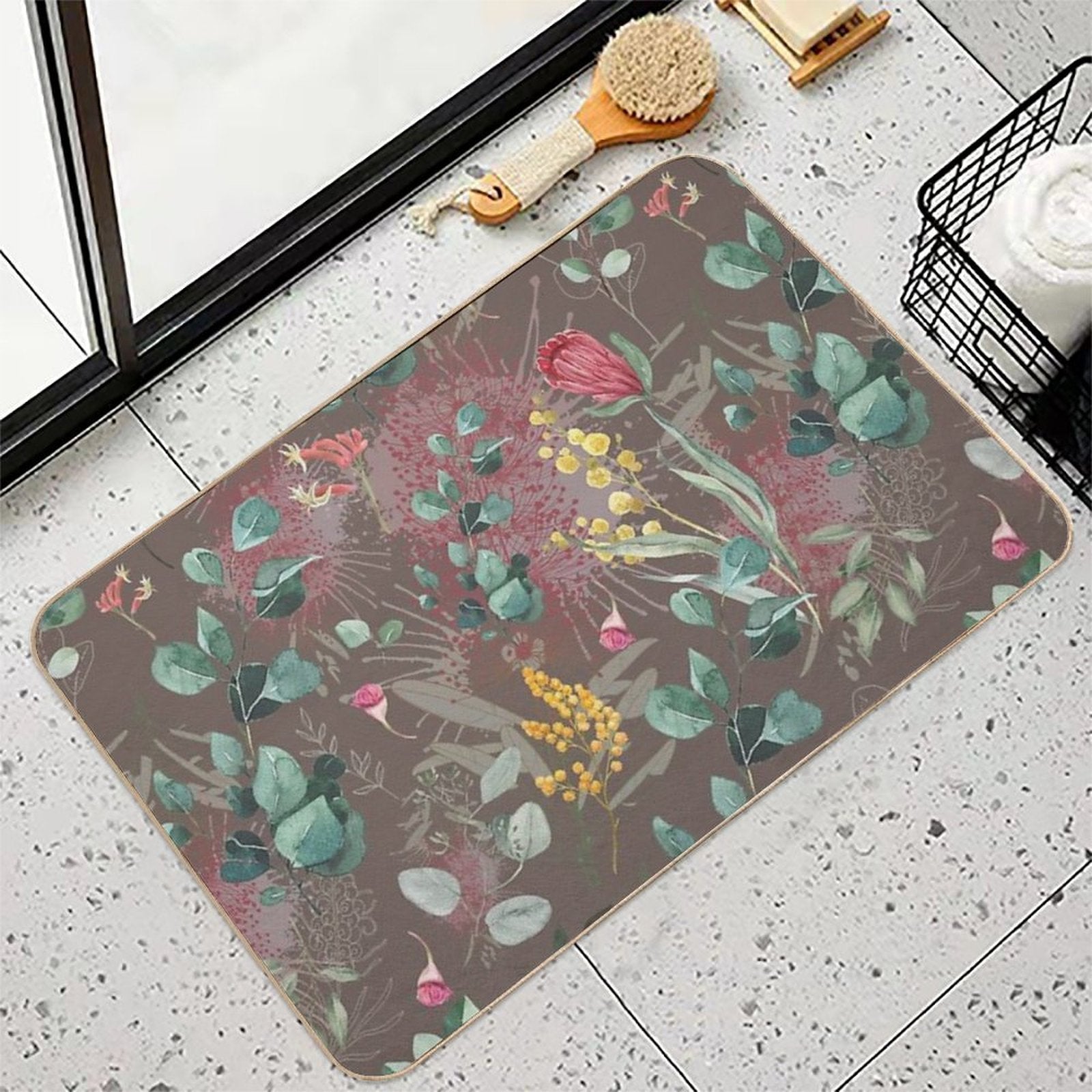 Australian Botanical  Rapid-Drying Bath Mat