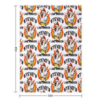 Steve's Lava Chicken Minecraft Movie All-season Throw Blanket