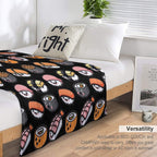 Sushi Family! Gift-ready Throw Blanket