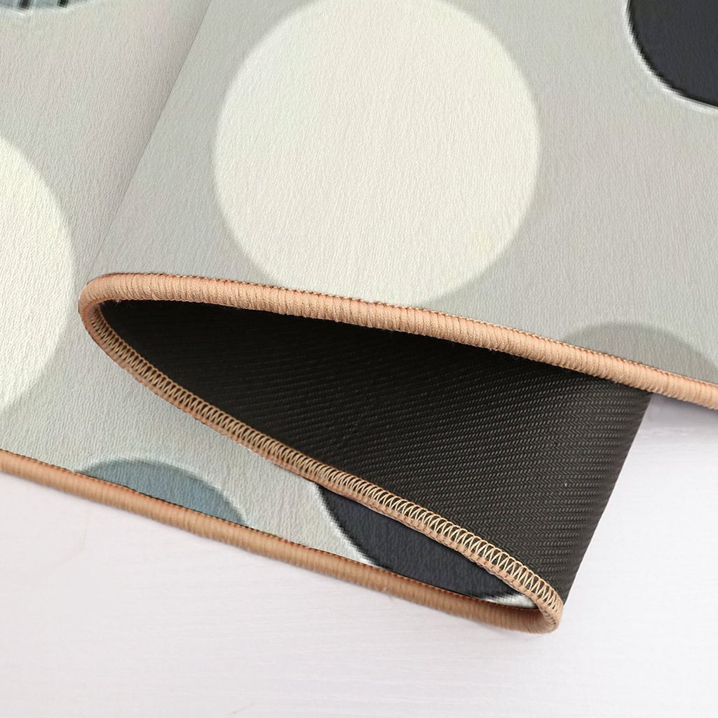 Polkadot Pattern.  Fade-Resistant Bath Mat