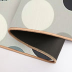 Polkadot Pattern.  Fade-Resistant Bath Mat