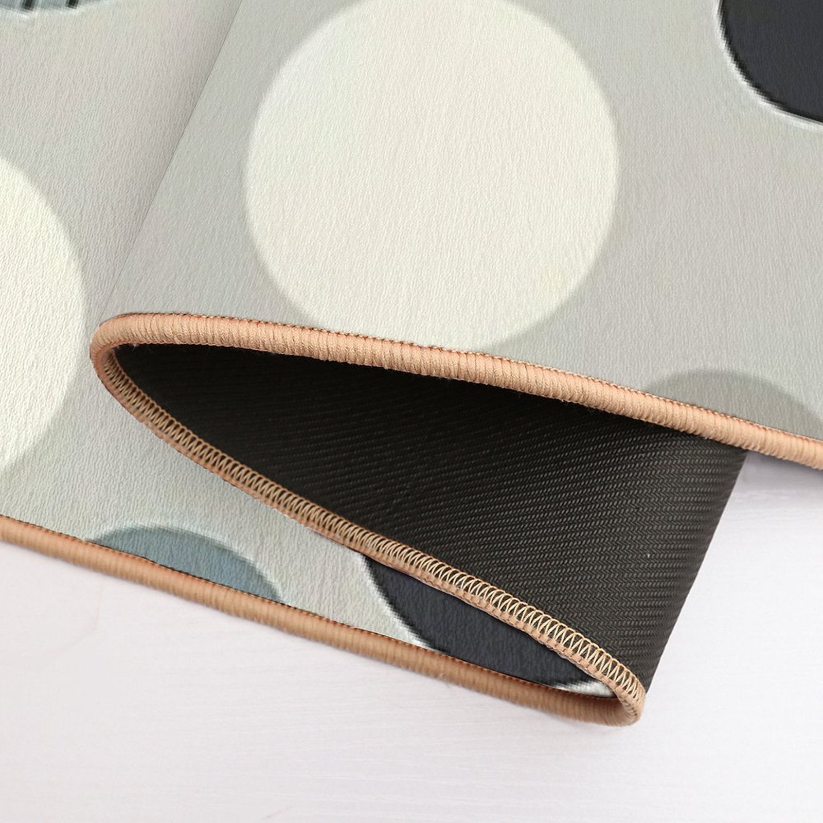 Polkadot Pattern.  Fade-Resistant Bath Mat