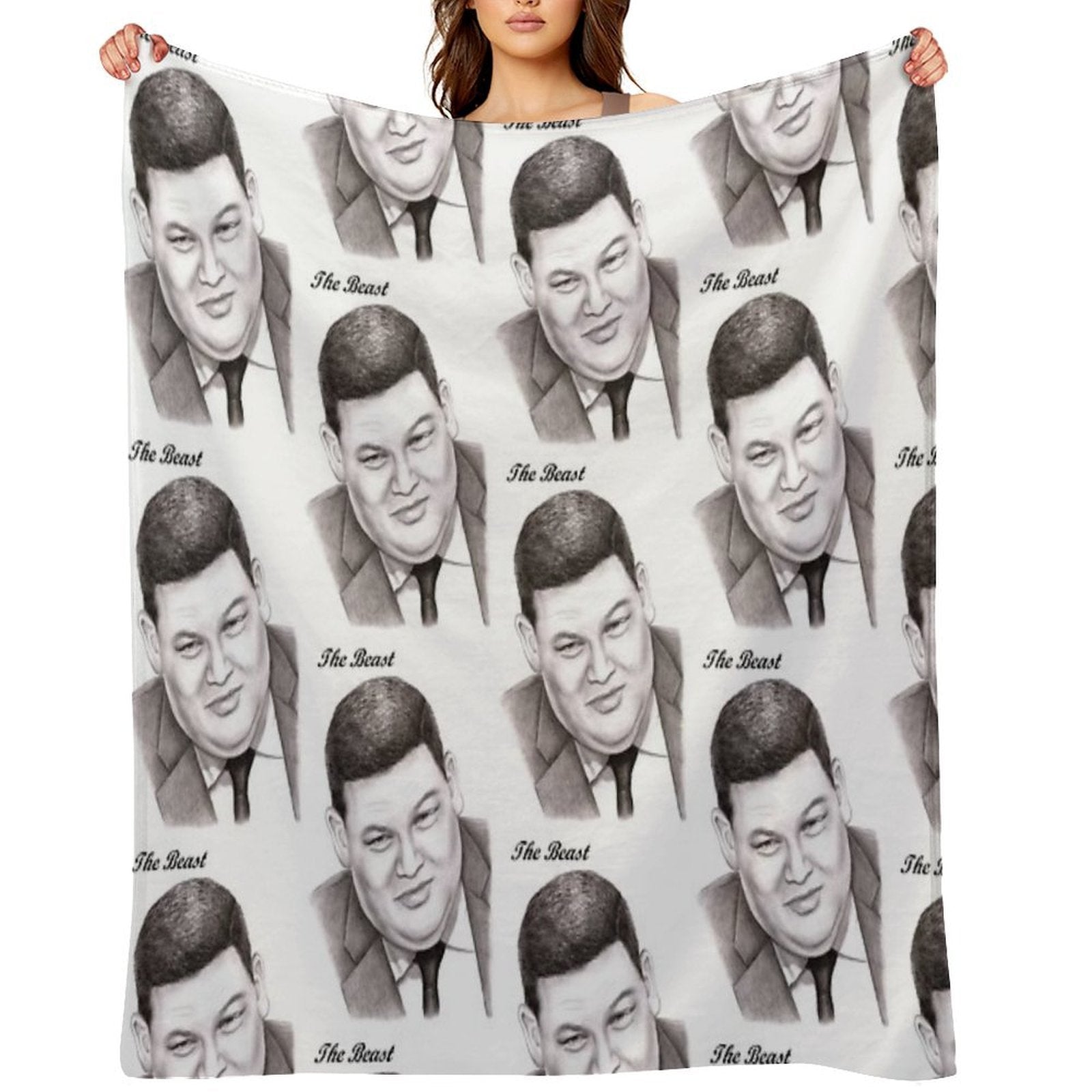 The Beast Wrinkle-free Throw Blanket