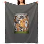Cute Dogs Machine-washable Throw Blanket