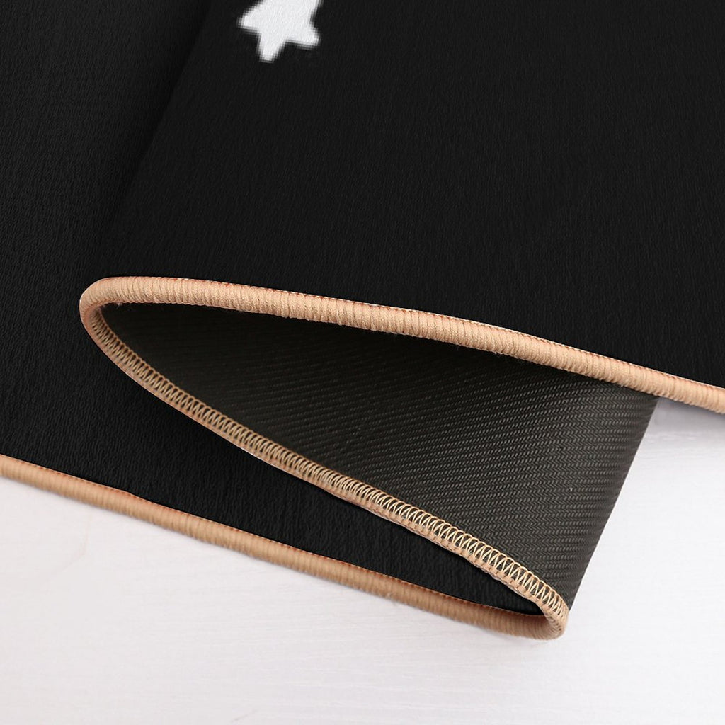 Cat Riding Grim Reaper  Anti-Trip Bath Mat