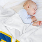 Udel - College Font Curved Quick-dry Throw Blanket