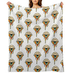 Trippy Eye Shrink-resistant Throw Blanket
