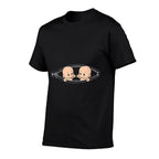 Funny Mom Of Twin Pregnancy Announcement Twins Mom  Oversized Silhouette T-Shirt