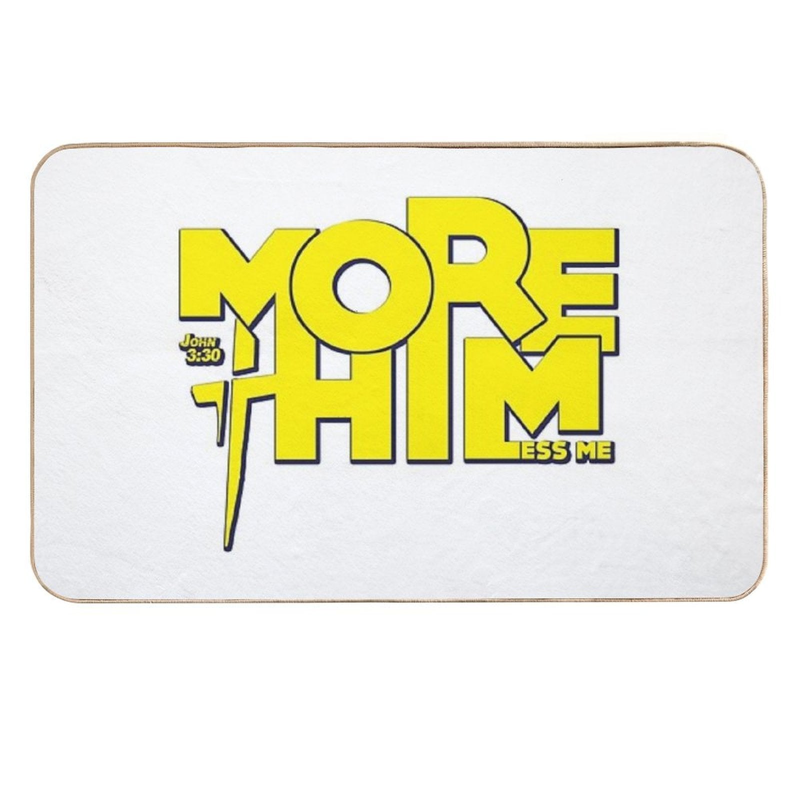 MORE HIM Less Me John 330  Anti-Trip Bath Mat