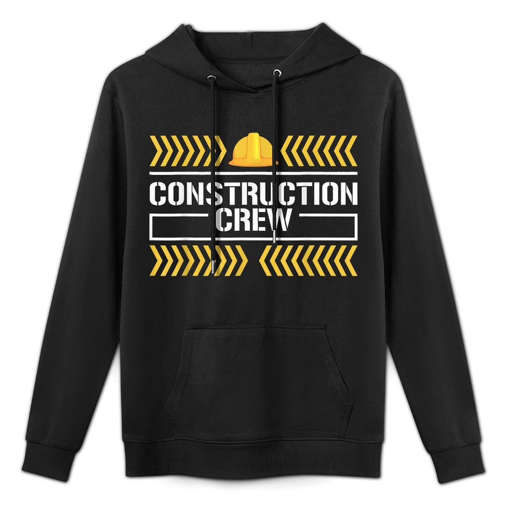 Matching Boys And Dad Mom Construction Digger Birthday Party Medium-Weight Fabric Hoodie