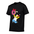 The Simpsons Holiday Homer Simpson Donut Christmas Present  Breathable T-Shirt