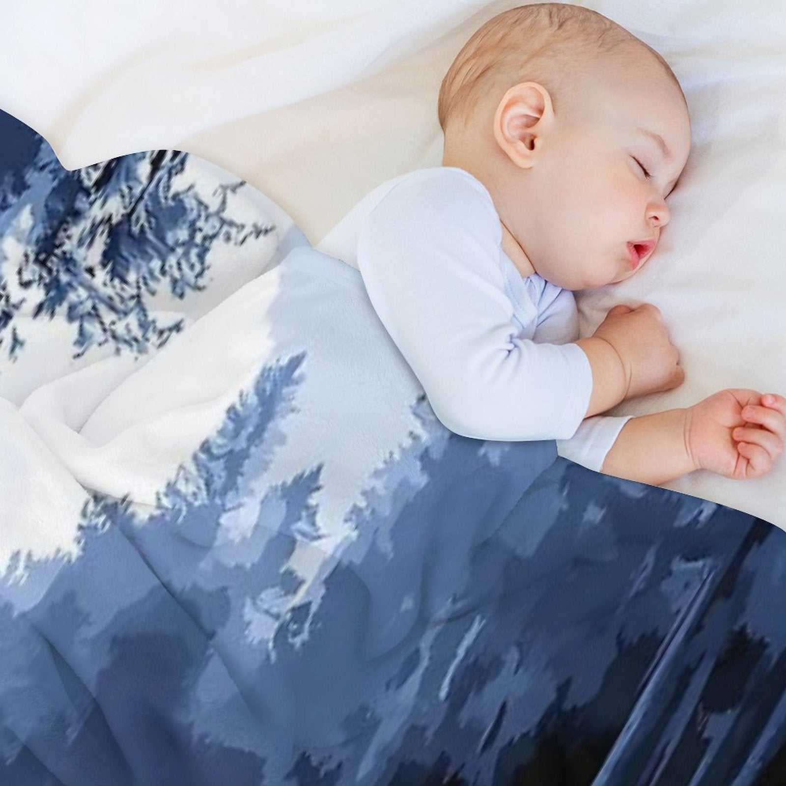 Digital Pop Art – Blue Chevrolet Corvette Stingray C7 VII Premium Throw Blanket