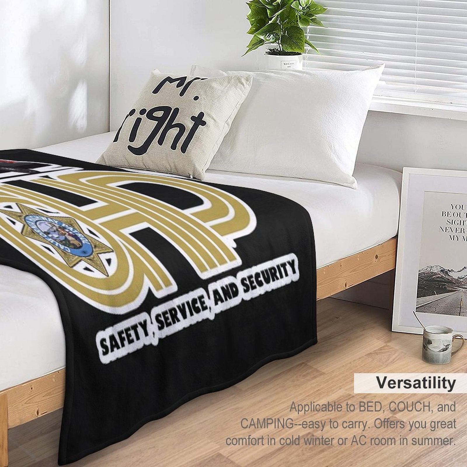 CHP Machine-washable Throw Blanket