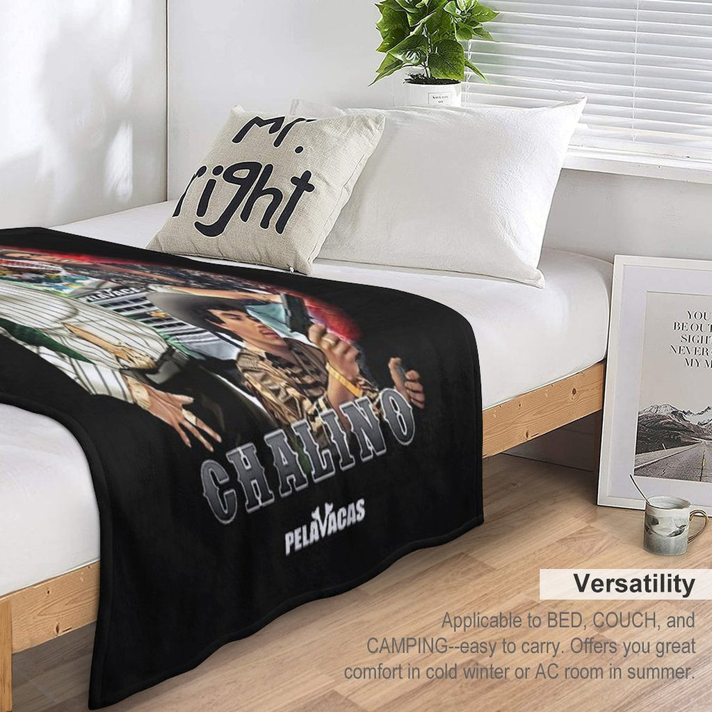 Chalino Mexican Singer #07 Shrink-resistant Throw Blanket