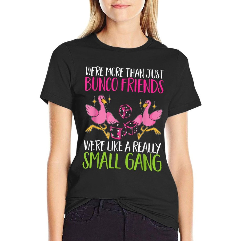 Bunco Game Flamingo Bunco Friends  Tagless Design T-Shirt