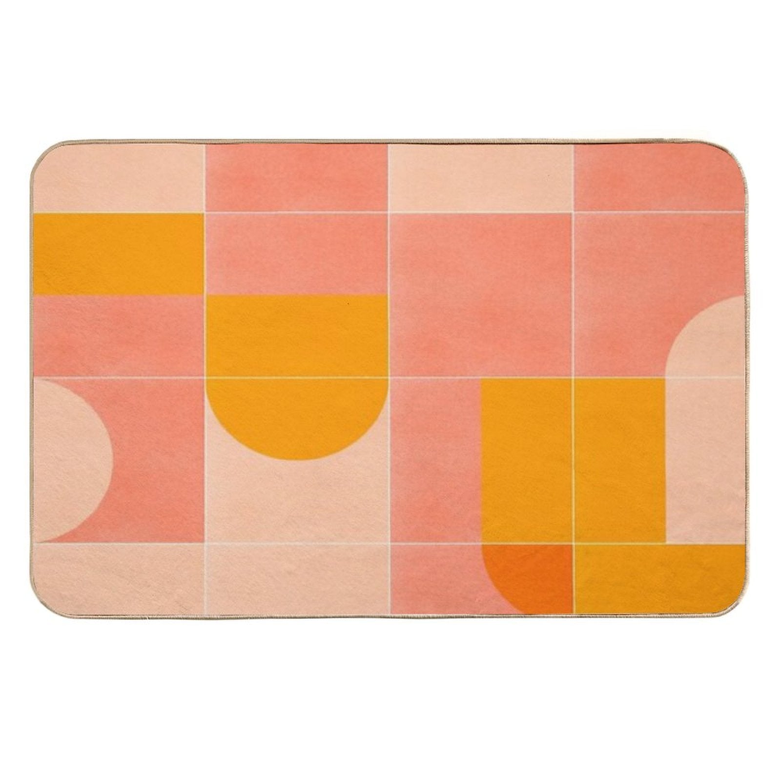 Retro Tiles 03  Versatile Bath Mat