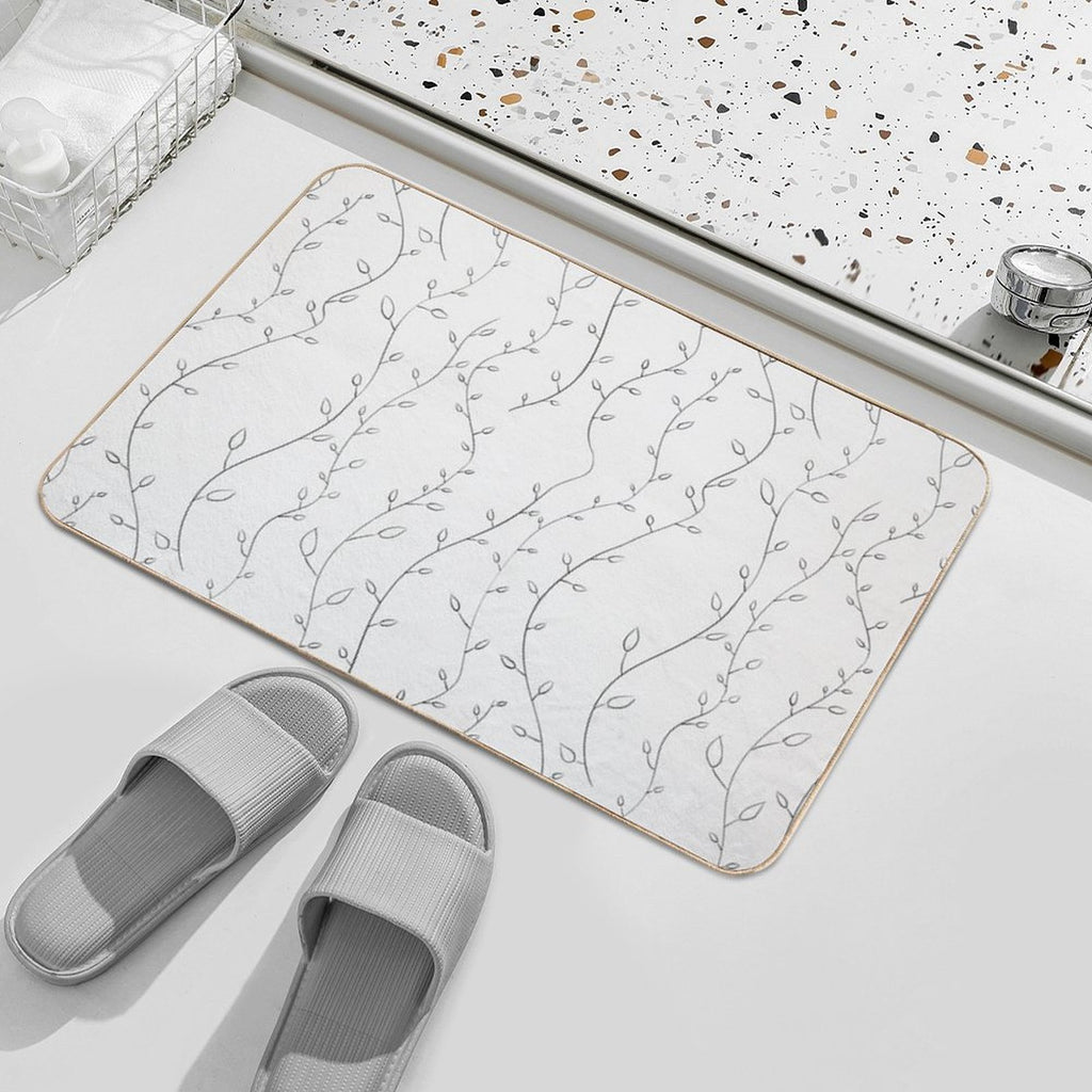 Growing Leaves  Slip-Resistant Bath Mat