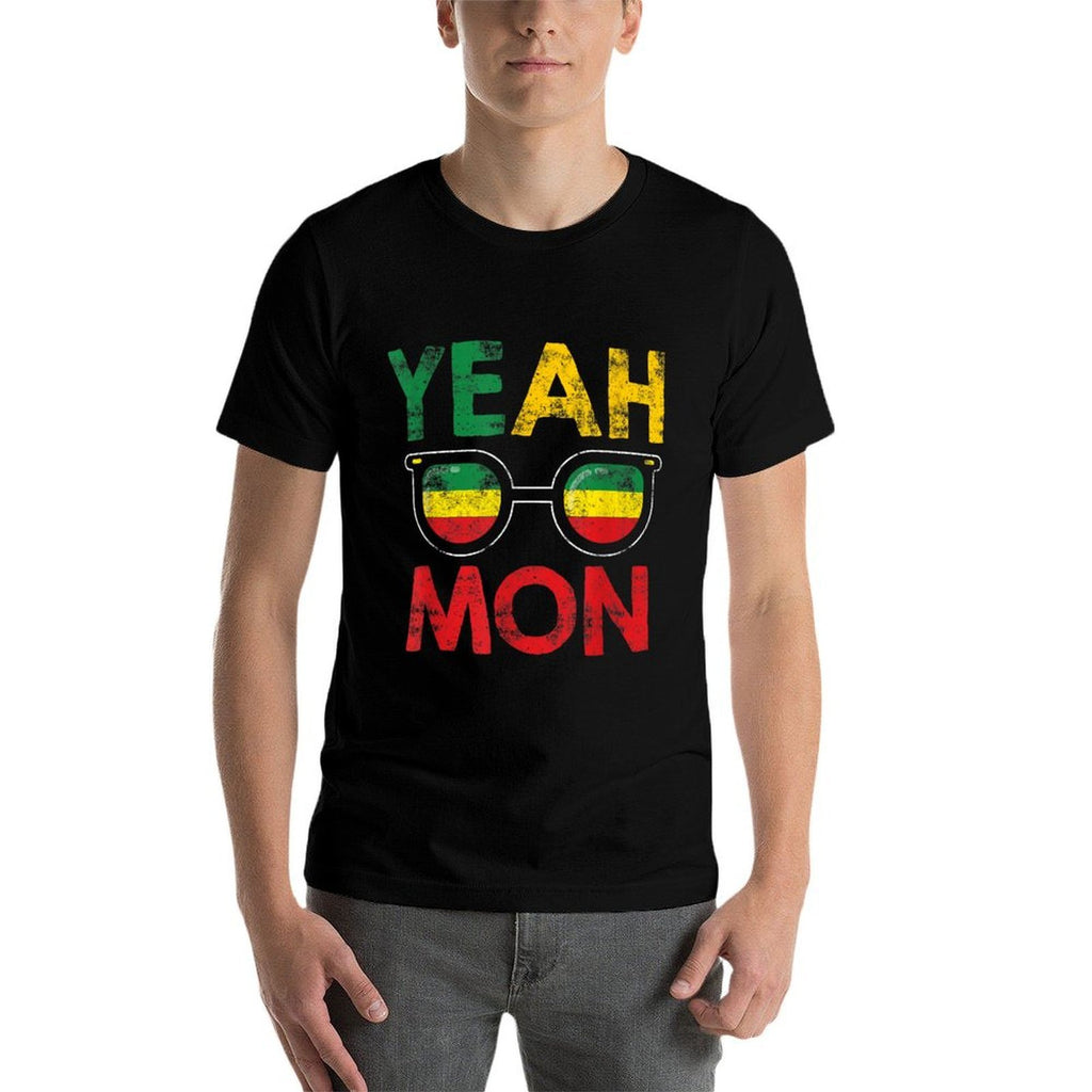 Yeah Mon Jamaican Vacation Jamaica Reggae  Graphic-printed T-Shirt
