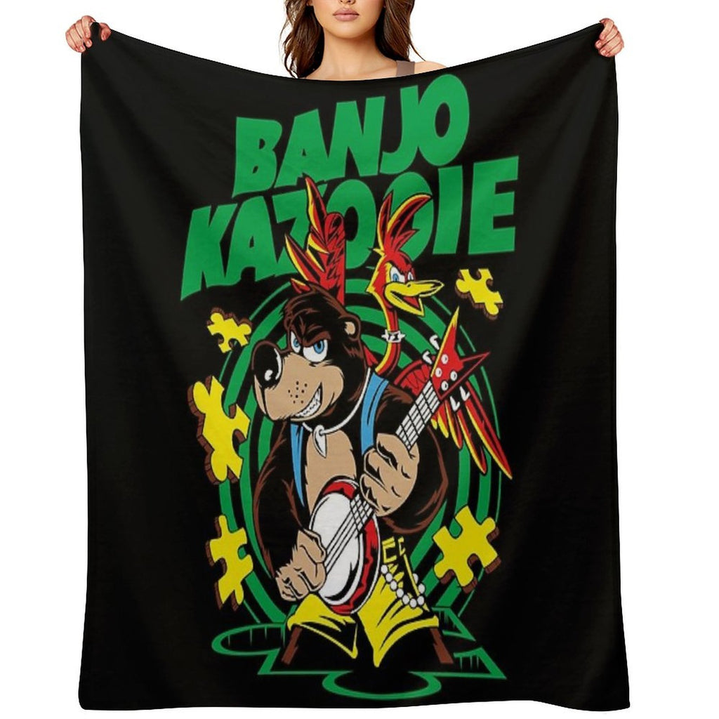 Banjo Kazooie Versatility Throw Blanket