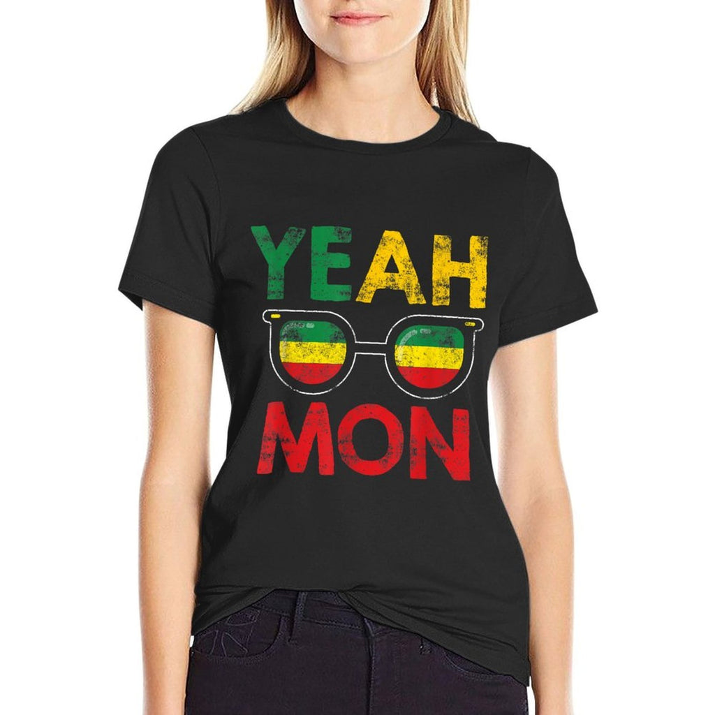 Yeah Mon Jamaican Vacation Jamaica Reggae  Graphic-printed T-Shirt