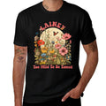 LAINEY Name Cute Retro Girls Wildflower LAINEY Name  Cotton T-Shirt