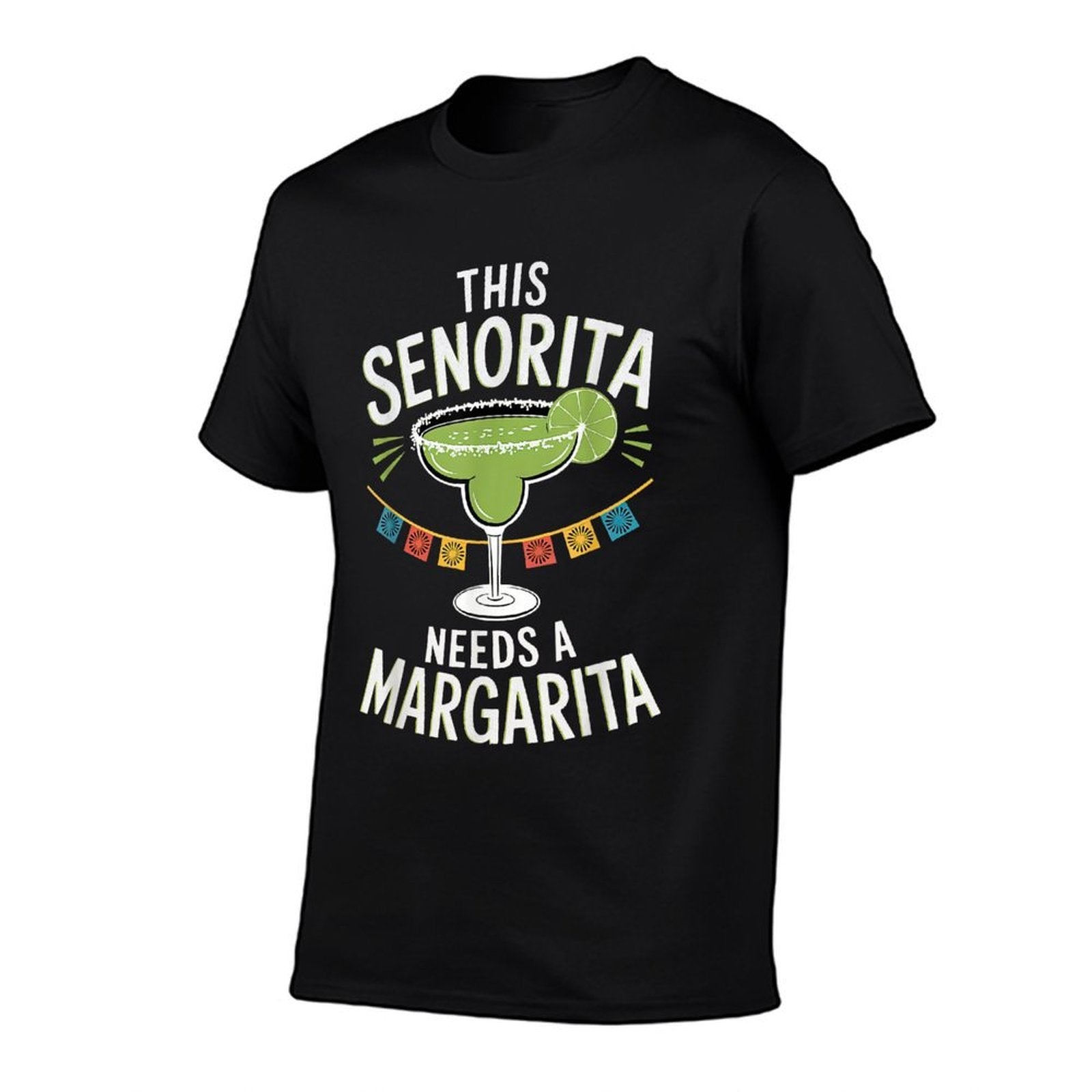 This Senorita Needs A Margarita Cinco De Mayo Fiesta Funny  Wrinkle-resistant T-Shirt