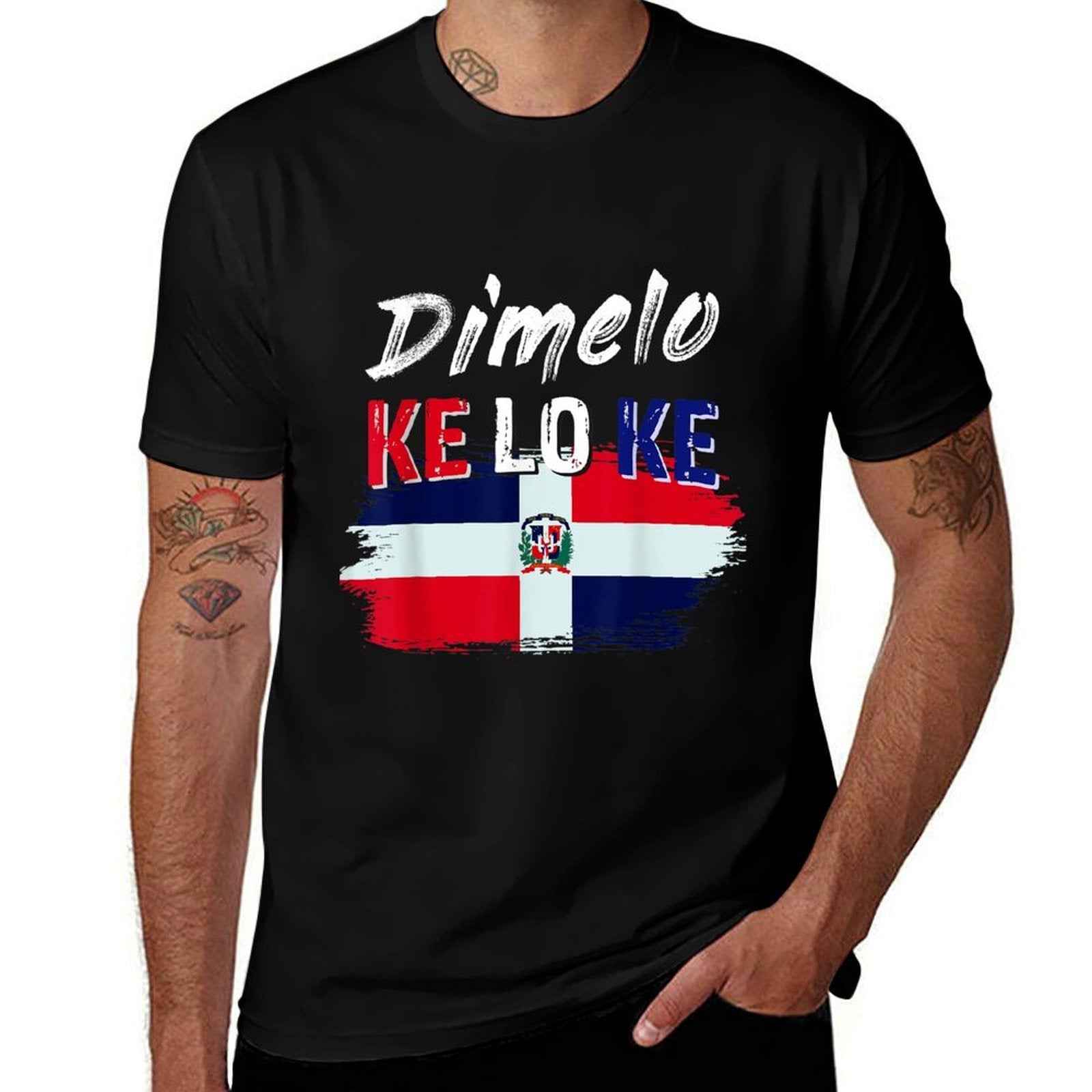 Dimelo Ke Lo Ke Dominican Republic  Trendy Pattern T-Shirt