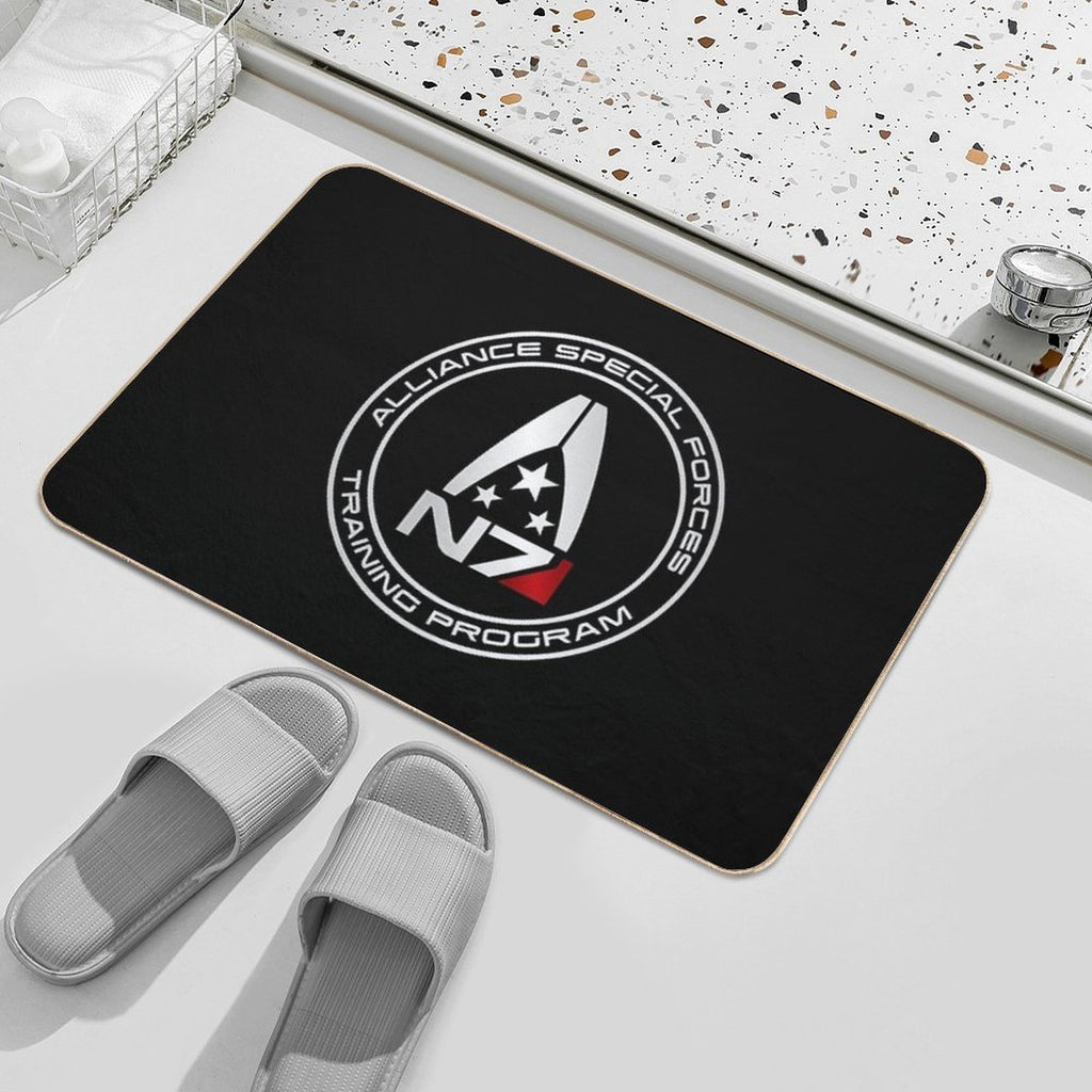 Mass Effect N7 - Logo  Long-Lasting Bath Mat