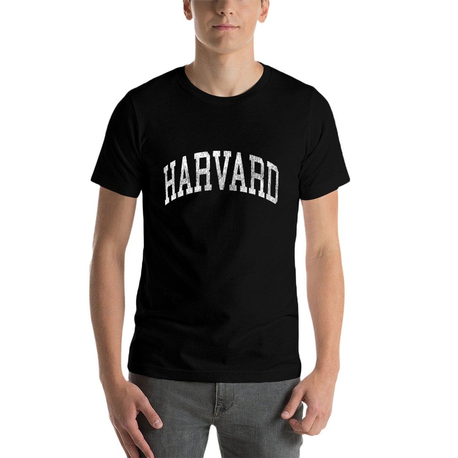 Harvard Massachusetts MA Vintage Athletic Sports Design  Odor-resistant T-Shirt