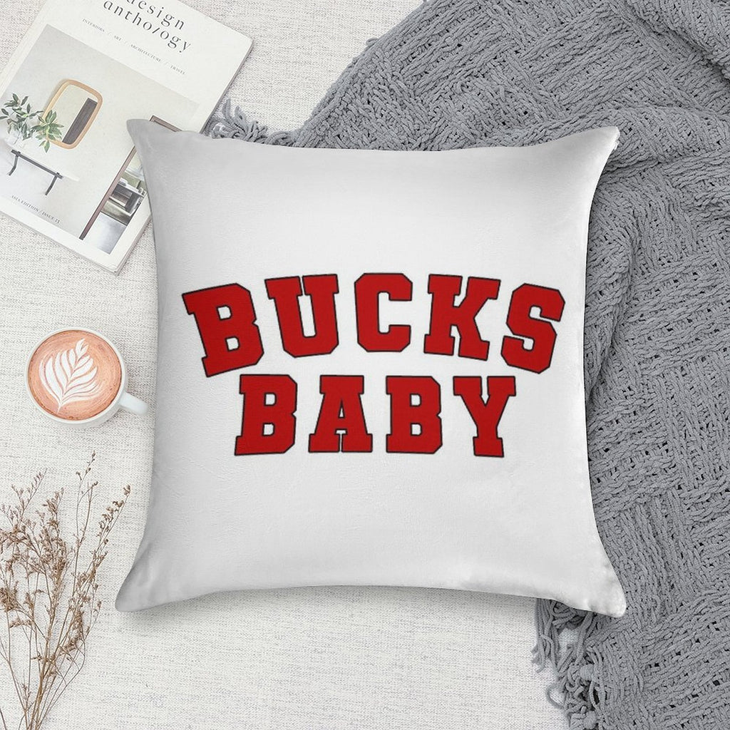 Bucks Baby Soft Reinforced Edging Throw Pillow
