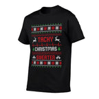 Tachy Christmas Sweater Nurse Tele Tech EKG Ugly Christmas  Graphic-printed T-Shirt