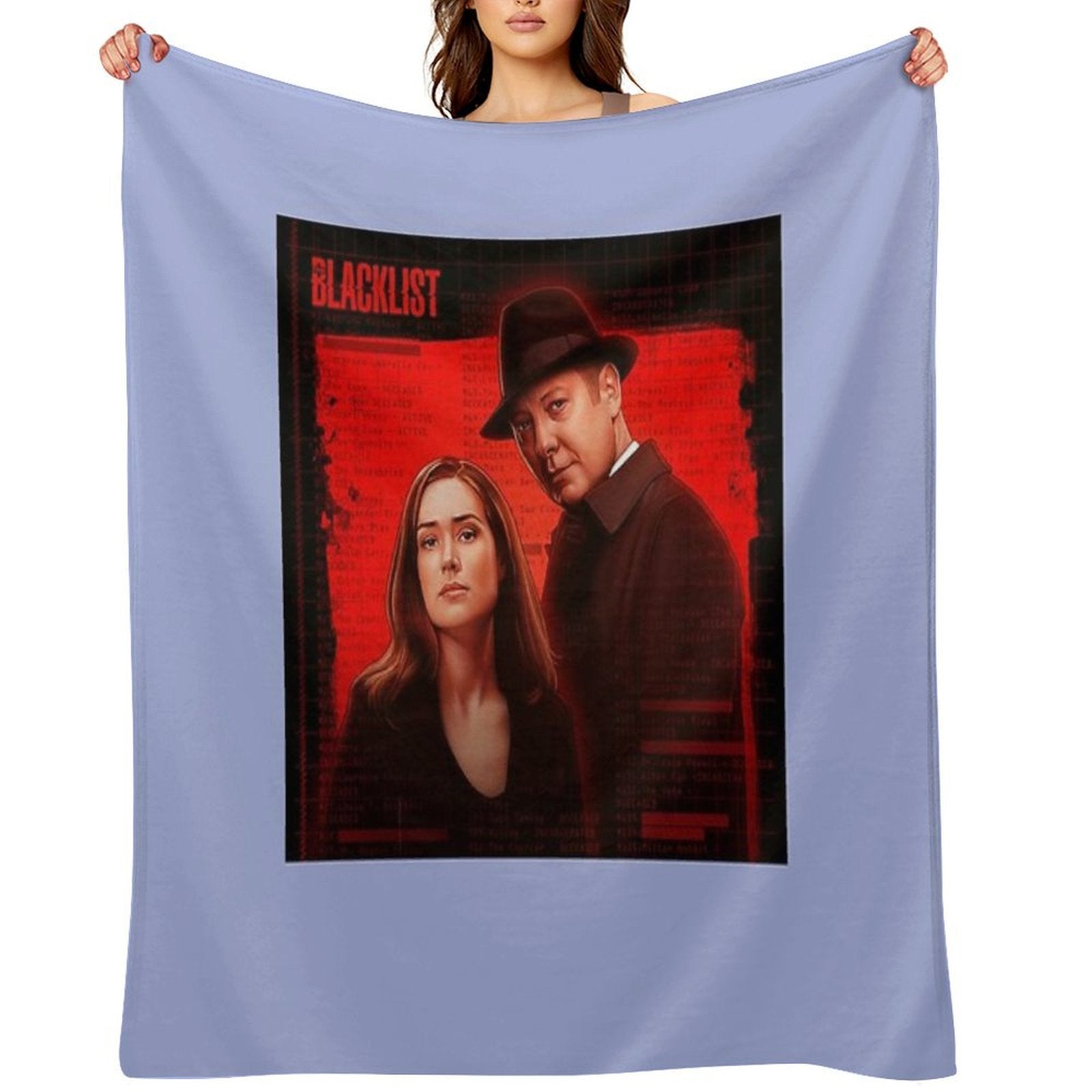 The Blacklist Raymond Red Reddington  Elizabeth Keen Premium Throw Blanket