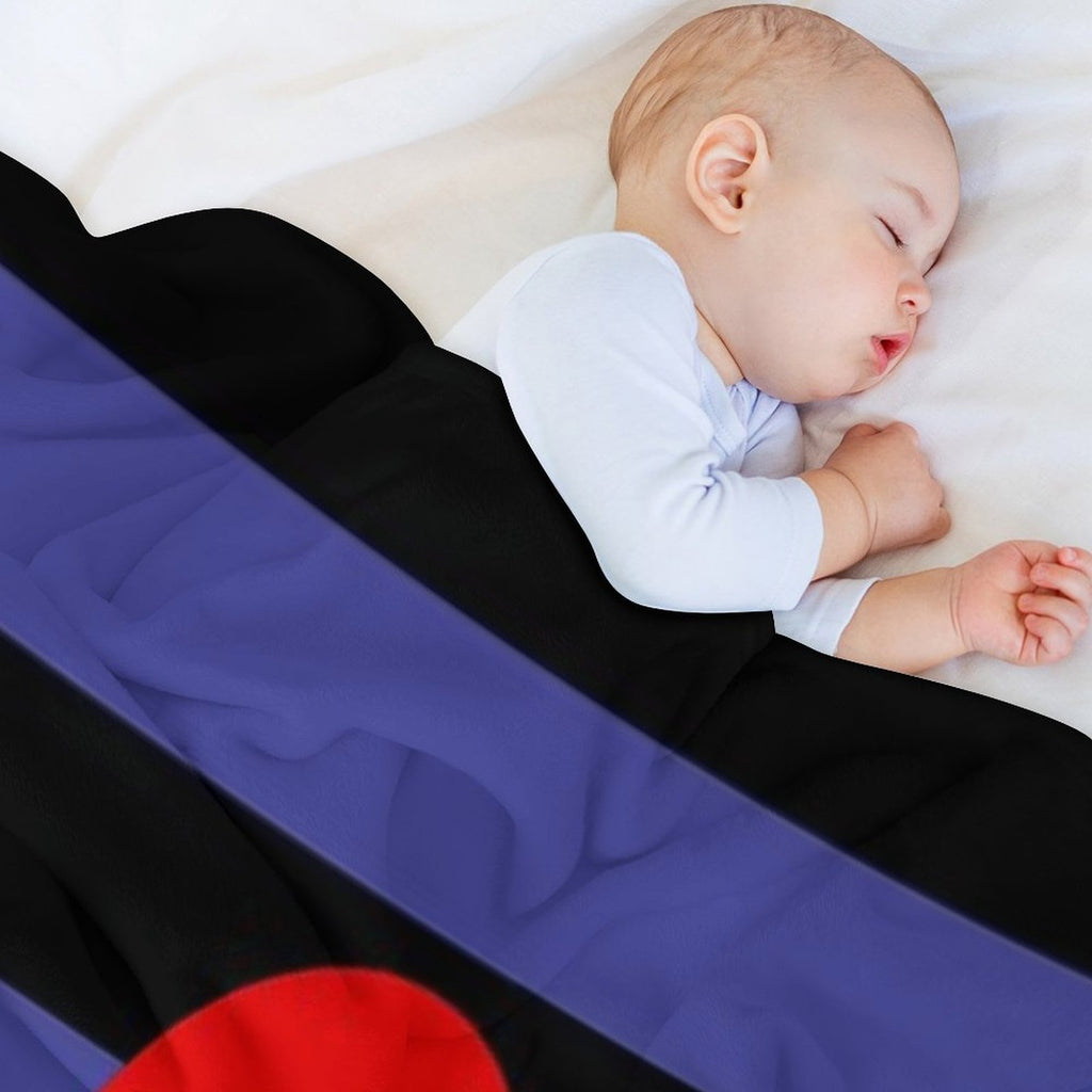 Leather Pride Flag Multi-functional Throw Blanket