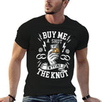 Groom Groomsmen Bachelor Party Funny Shot Drinkings  Wrinkle-resistant T-Shirt