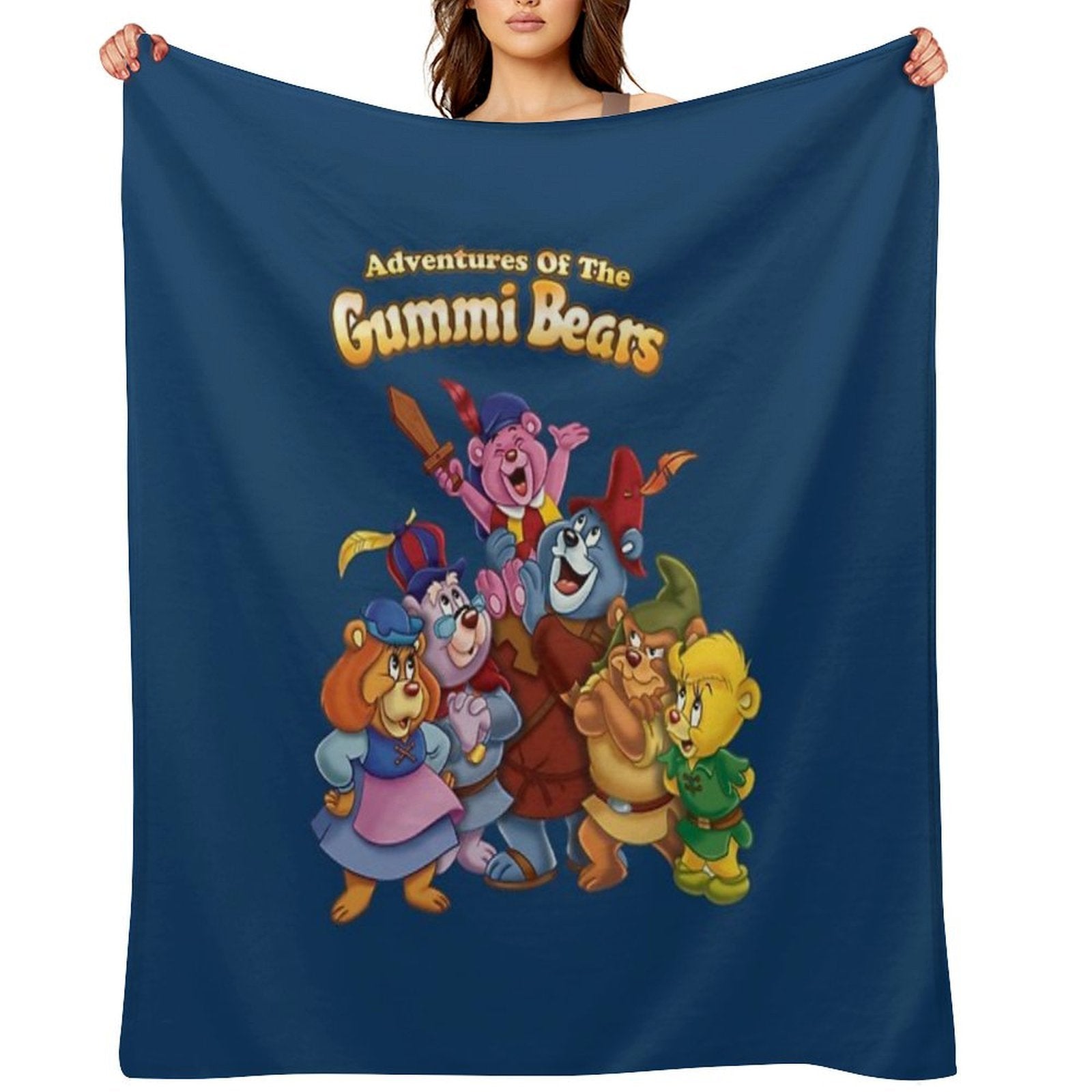 The Gummi Bear - Gummi Bears Cartoon Compact Throw Blanket
