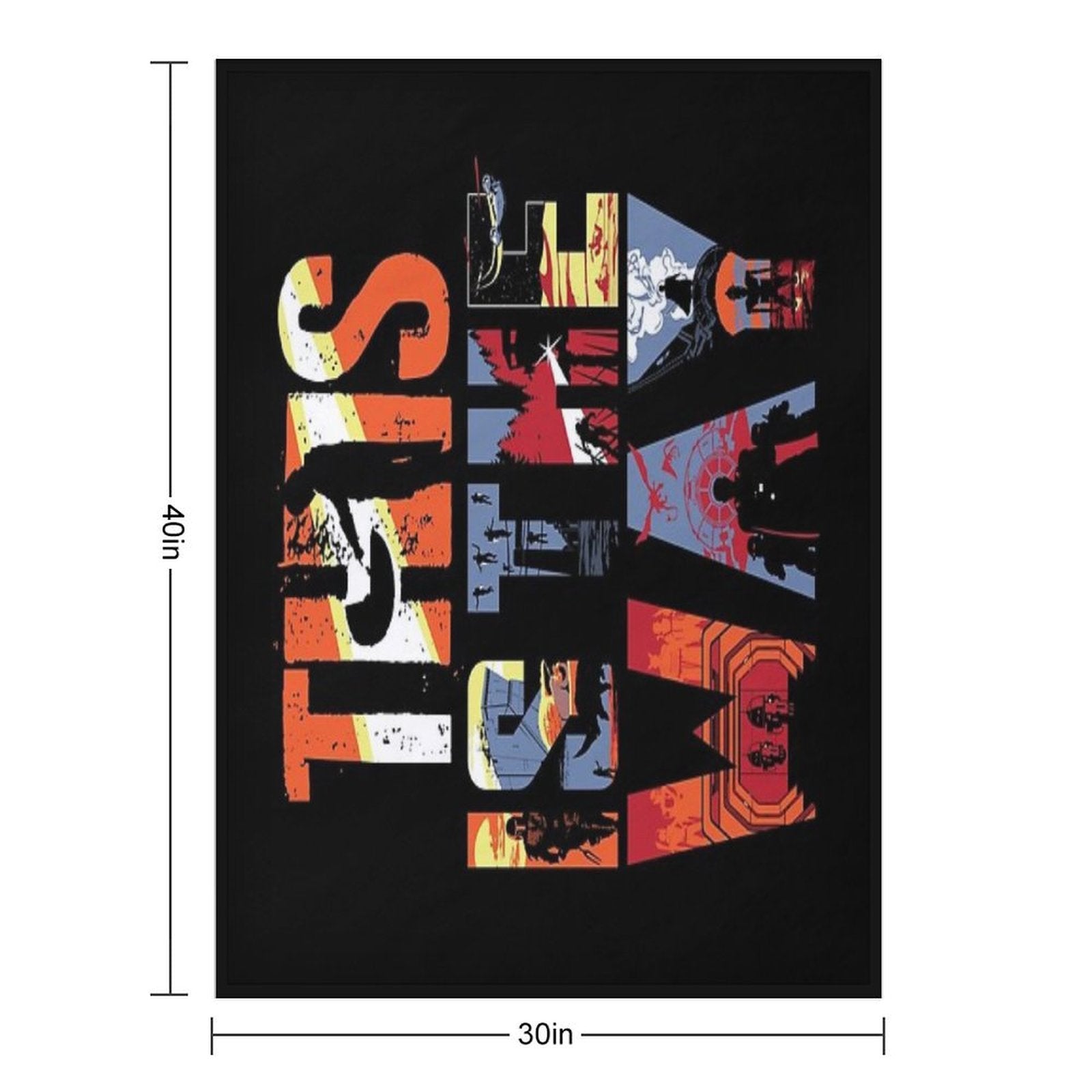 The Magnificent 8 Comfort Throw Blanket