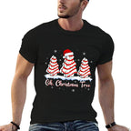 Groovy Oh Christmas Tree Cakes Debbie Beckey Jen Cake Lovers  Relaxed-fit T-Shirt