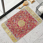 Dirksen Cairene 16th Century Egyptian Carpet Print  Anti-Trip Bath Mat