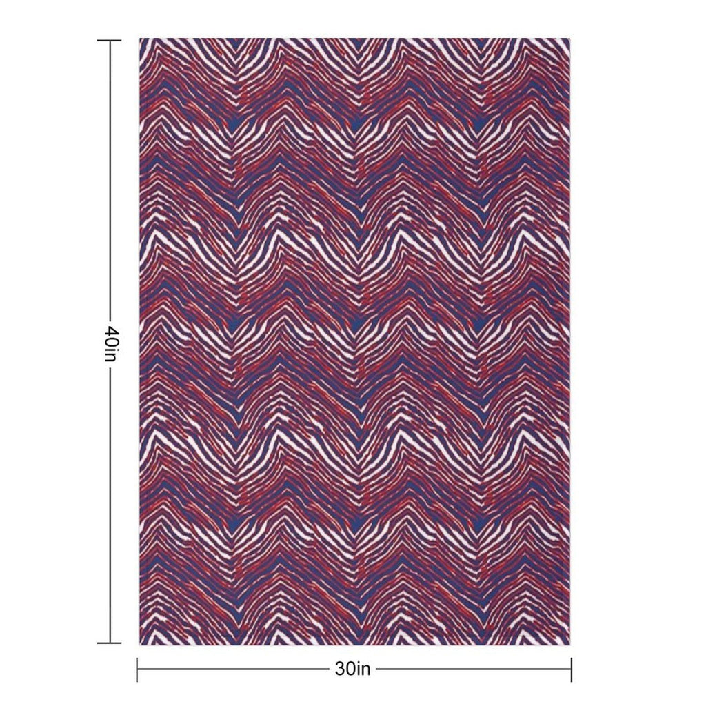Buffalo ZigZag Pattern Gift-ready Throw Blanket