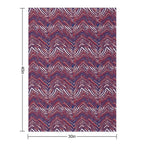 Buffalo ZigZag Pattern Gift-ready Throw Blanket