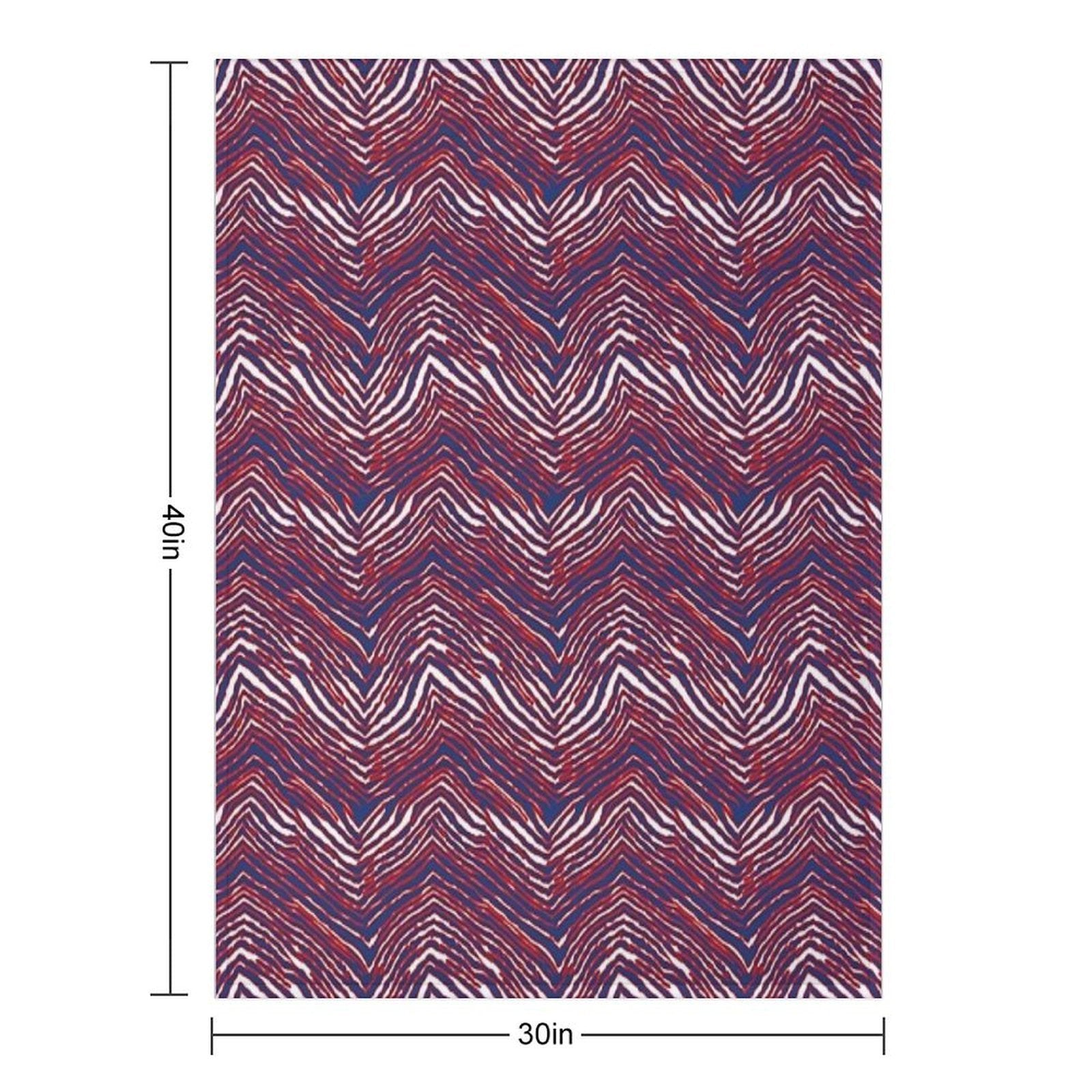 Buffalo ZigZag Pattern Gift-ready Throw Blanket