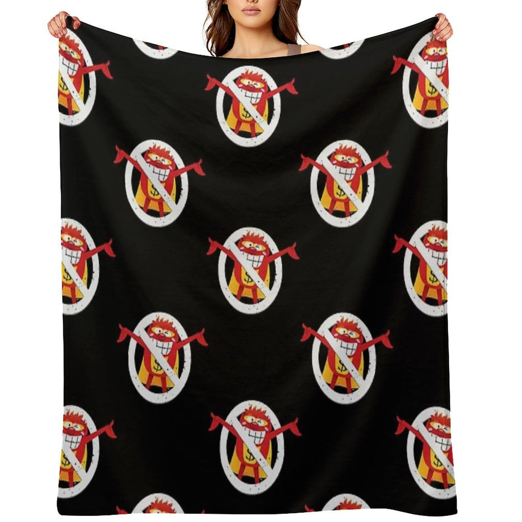 Please, Not The Whammy! Eco-conscious Throw Blanket
