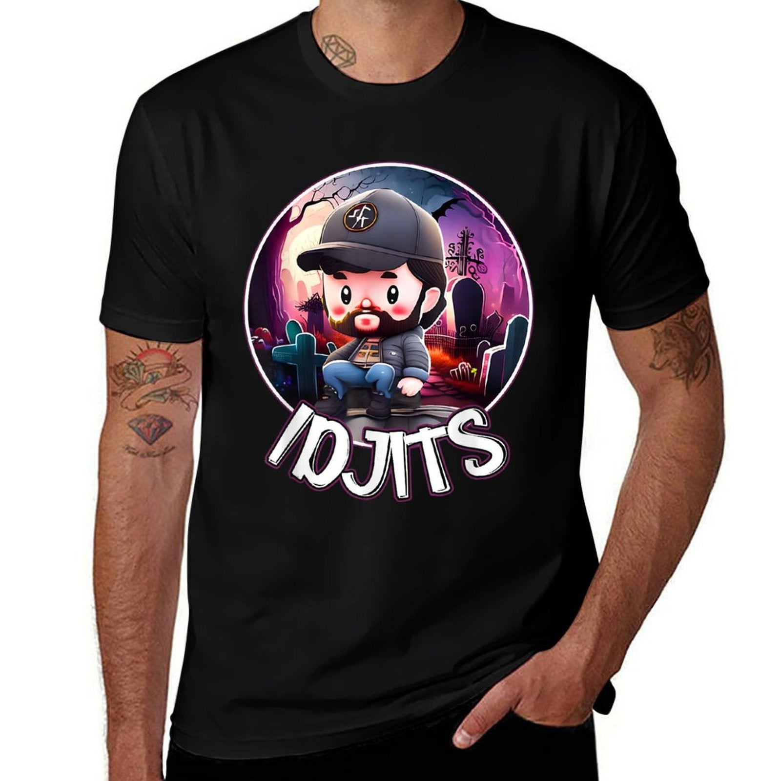 Idjits Cute Funny Bobby SPN Reference  Slim-fit Cut T-Shirt