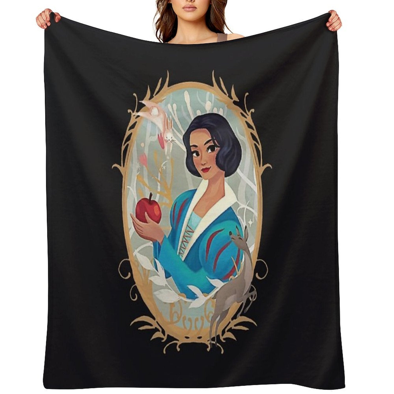 Snow White Movie Anti-pilling Throw Blanket