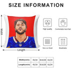 Buffalo Bills Josh Allen Soft Short Plush Fabric Throw Pillow