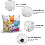 Word Party - Kids Tv Show Soft Home Decor Throw Pillow