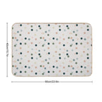 Colourful Polka Dots  Fade-Resistant Bath Mat