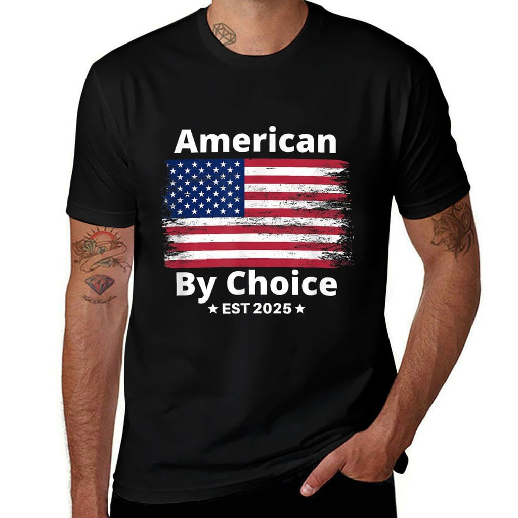 American Proud US Citizen 2025 Gifts  Graphic-printed T-Shirt