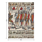 THE BAYEUX TAPESTRY ,BATTLE OF HASTINGS ,NORMAN KNIGHTS Quick-dry Throw Blanket